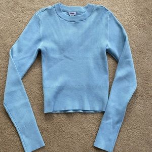 blue garage knit long sleeve